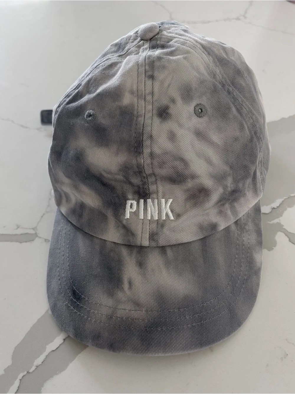 PINK Victoria's Secret Tie-Dye Grey woman’s Baseball Cap